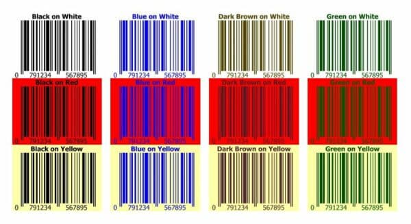 World Bar Code Barcode Colour - Worldbarcodes.com